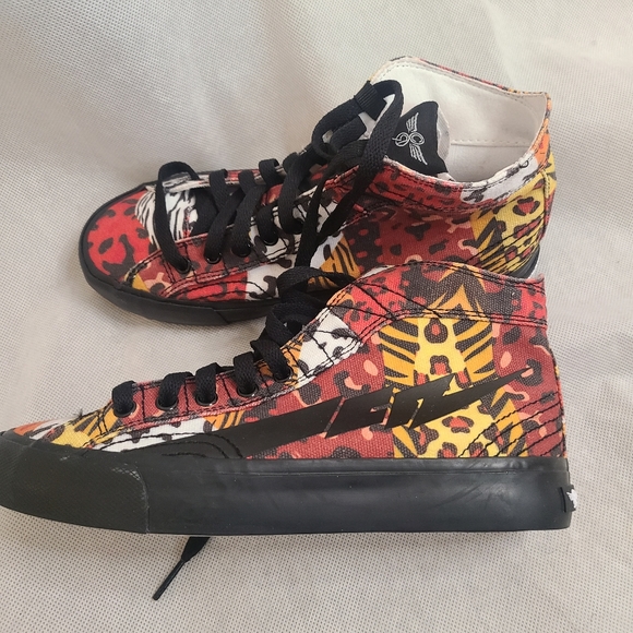 Creative Recreation Youth Zeus Hi Animal Print Leopard Sz 4 - Picture 2 of 6